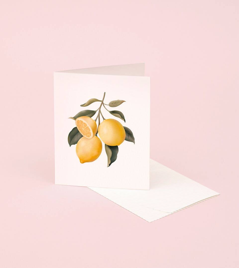Botanical Scented Card - Lemon