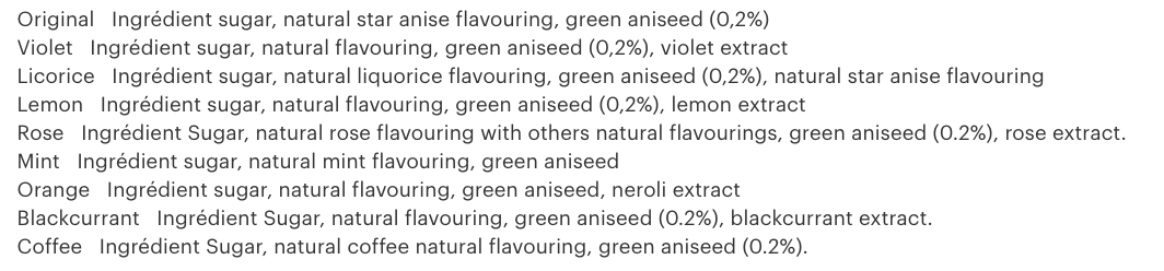 Anis De Flavigny Candies in Oval Tins: Lemon