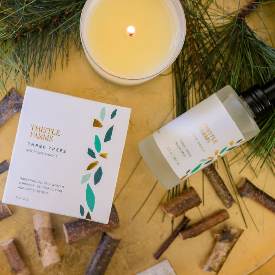 Three Trees Holiday Room Mist | Spruce Cedarwood Fir
