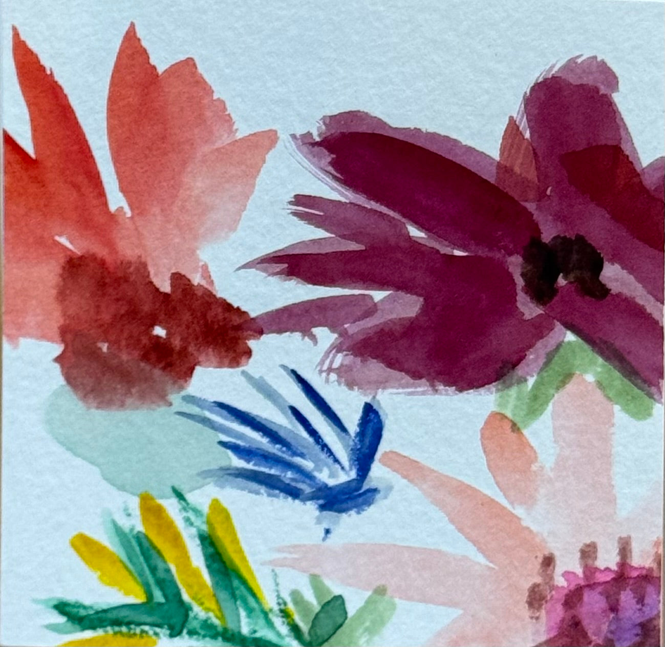 Locally Made Floral Watercolor Greeting Cards