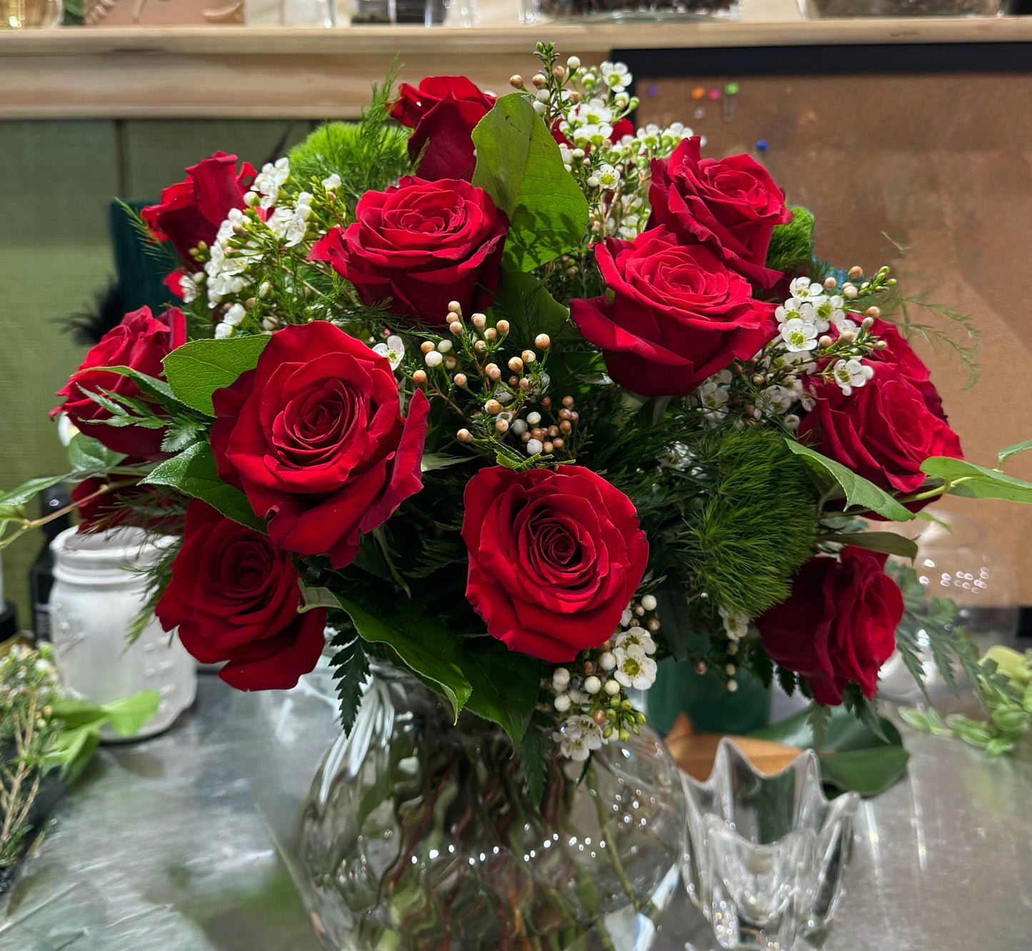 Tene's 24 - Two Dozen Rose Arrangement