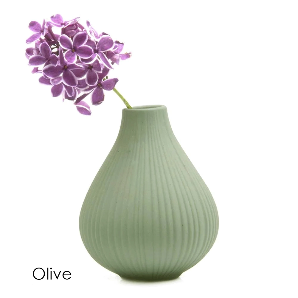 Frost Flower Bud Vase