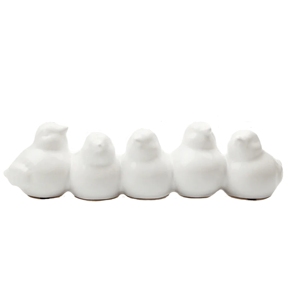 Sisken Bird Ceramic Bud Vase