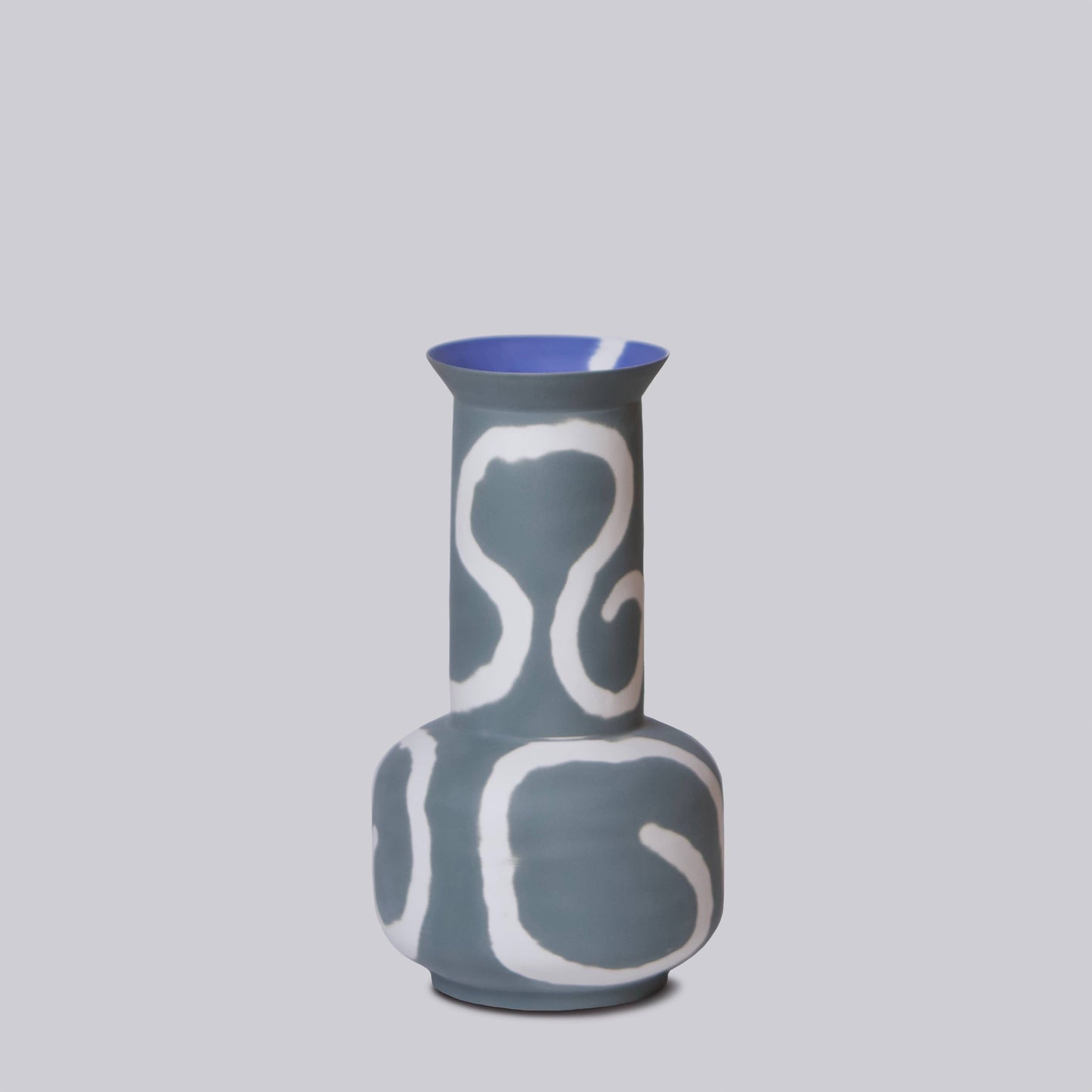 Memphis Sage Porcelain Vase: Memphis black