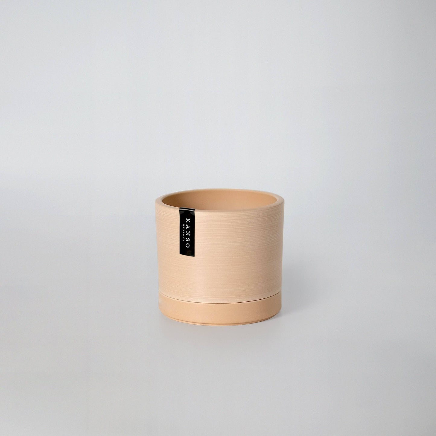 3.5" Earth Tone Mini Planters Tatami Sand