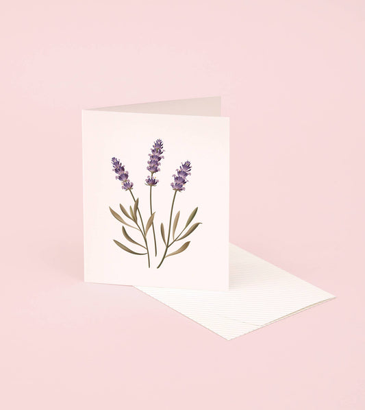 Botanical Scented Card - Lavender
