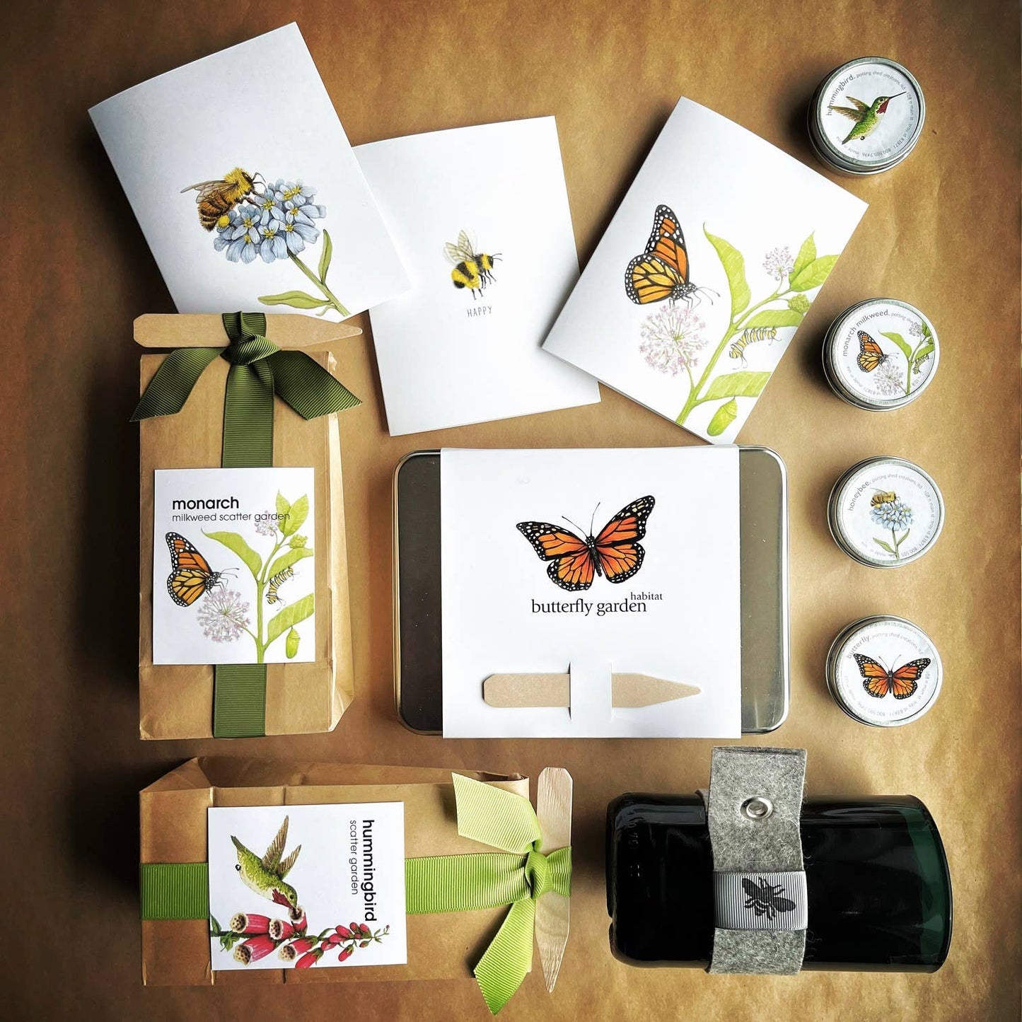 Greeting Card | Monarch Butterfly Life Cycle | Best Seller: 4.25" x 5.5"