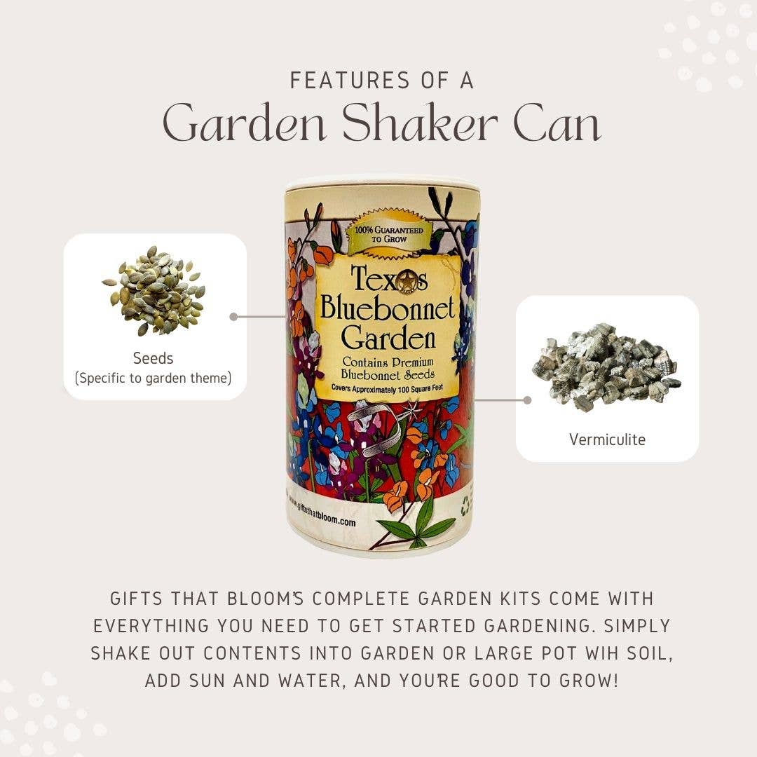 Butterfly Shaker Garden Can Seed Kit