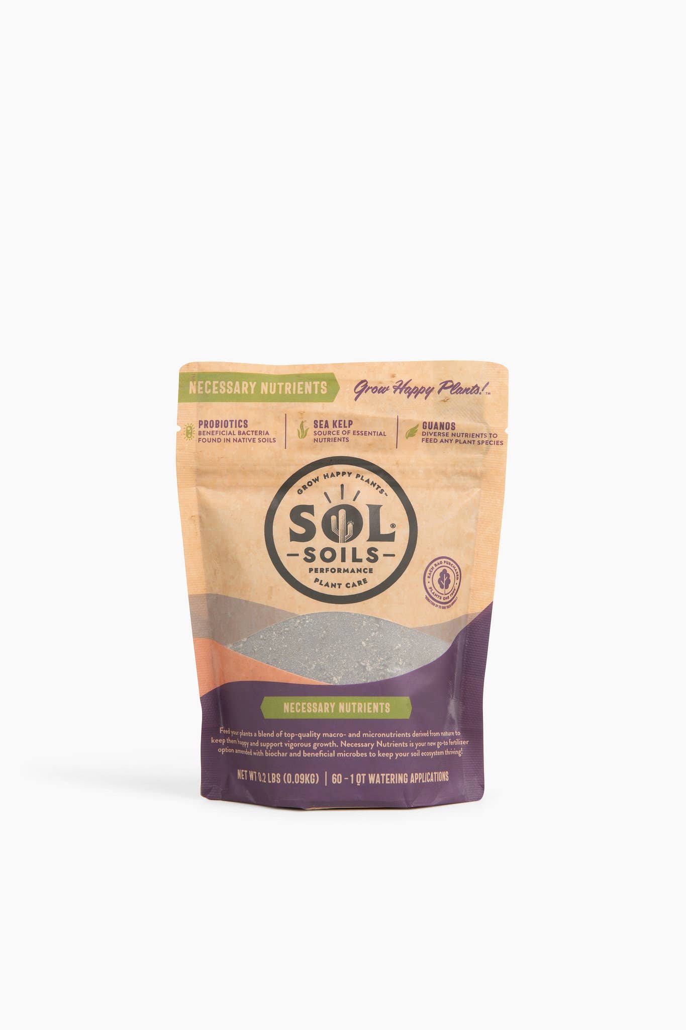 Sol Biotics - Necessary Nutrients - All-Natural Fertilizer