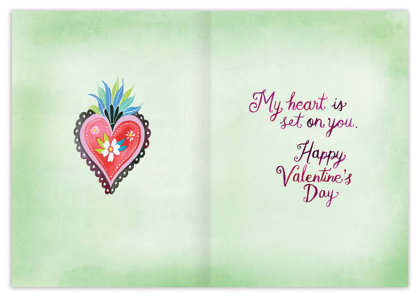 Sacred Hearts Valentine's Day Card