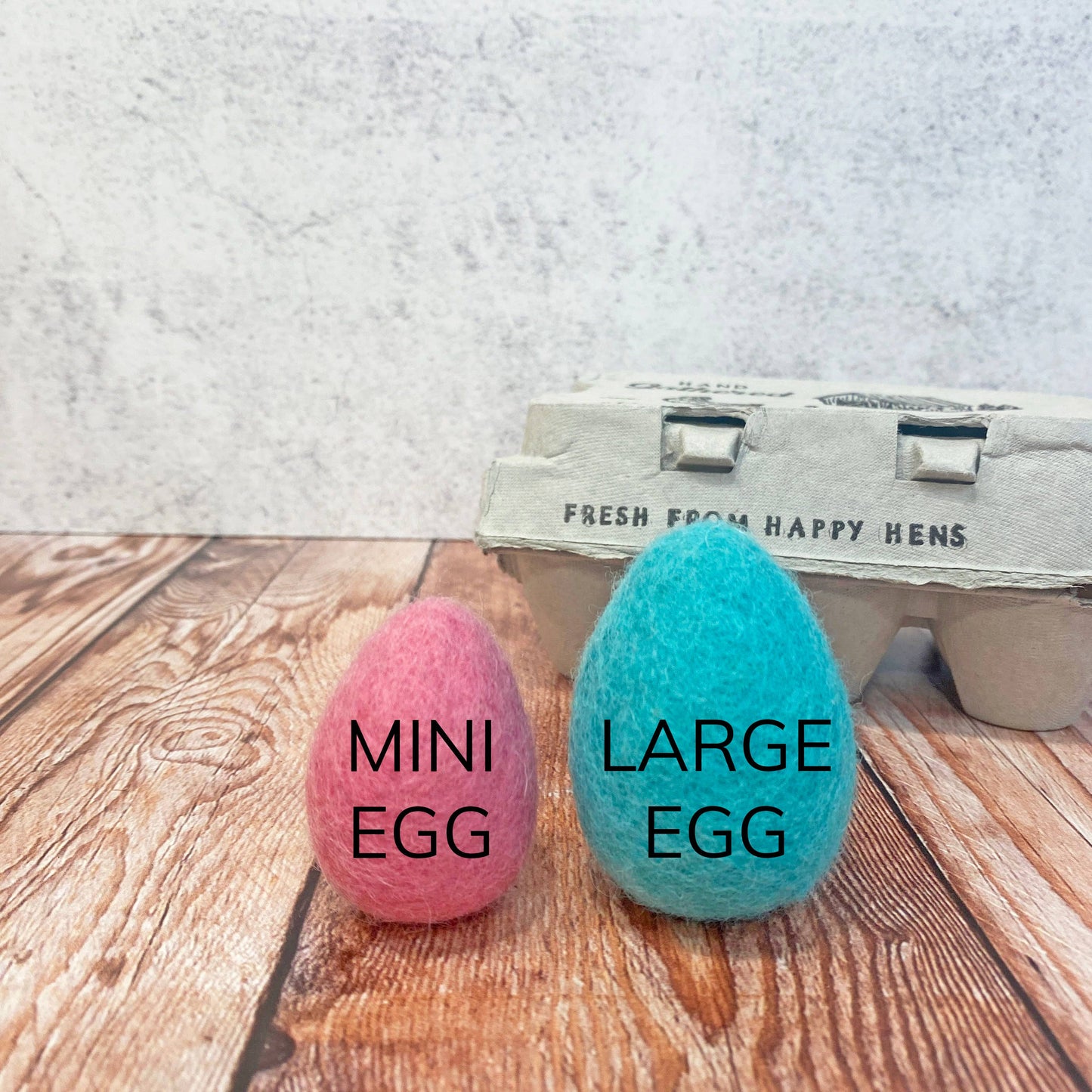 Set of 3 Mini Felt Eggs April Showers | Easter Eggs