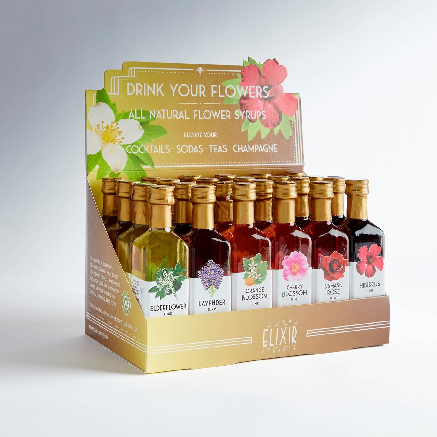 Drink Your Flowers! Flower Elixir Syrups.