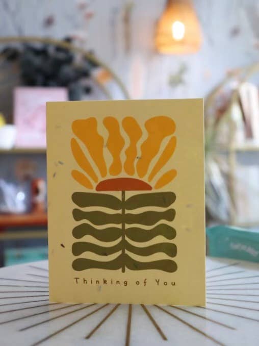 Sunflower Plantable Card  | Thinking of You Card | Eco Card