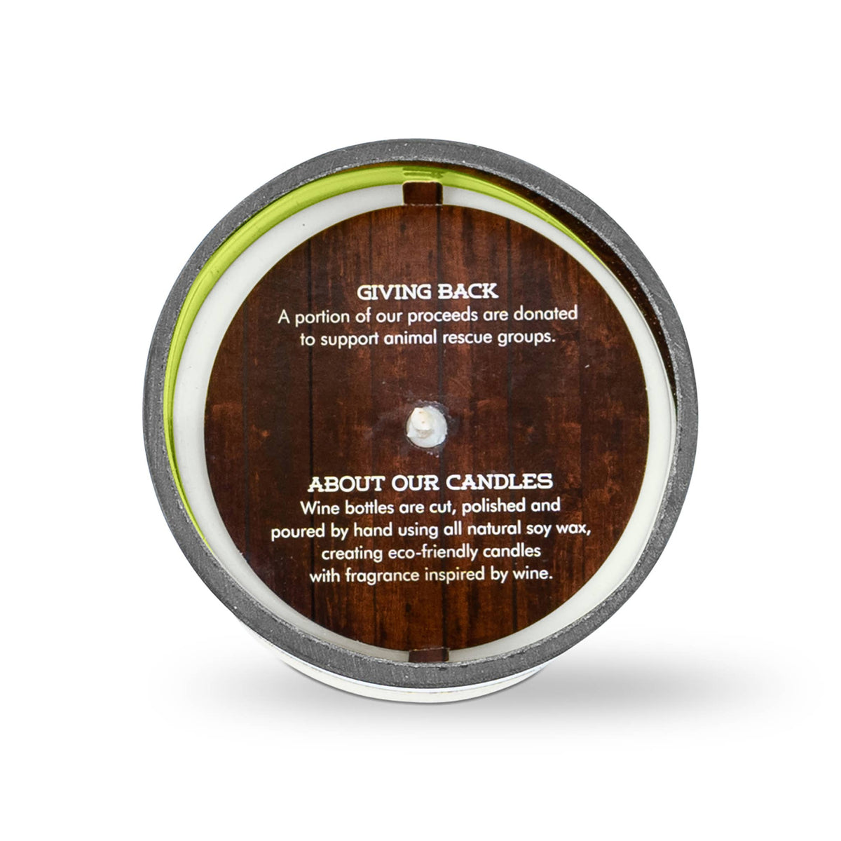 Riesling Balance Soy Candles - Wine Bottle Candle