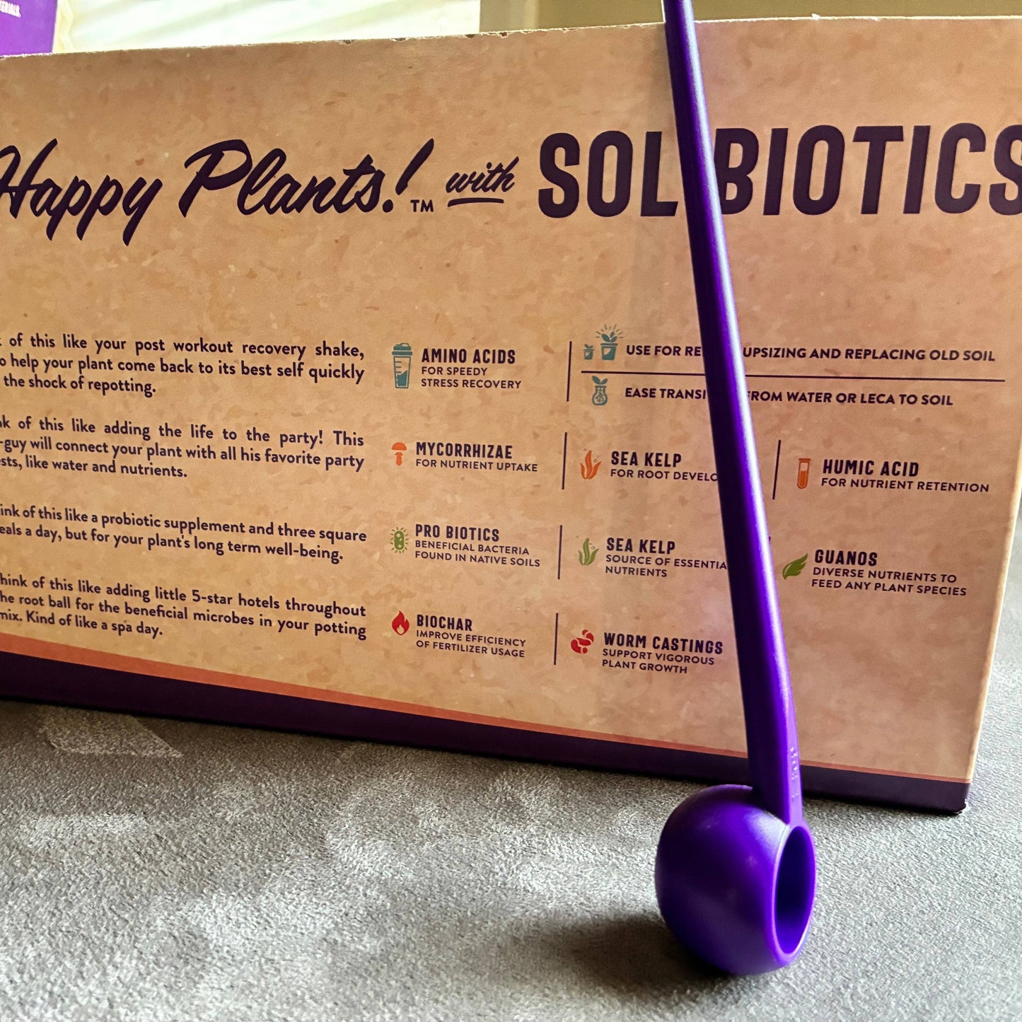 Biotics Teaspoon and Soil Pick
