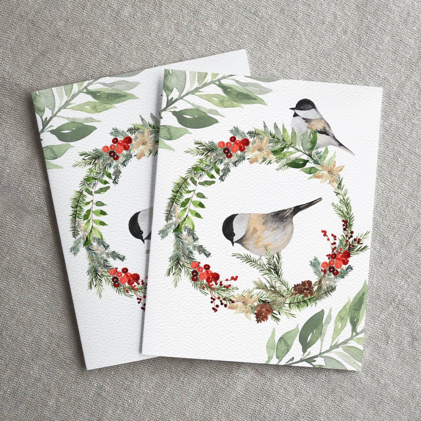 Winter Chickadee Card