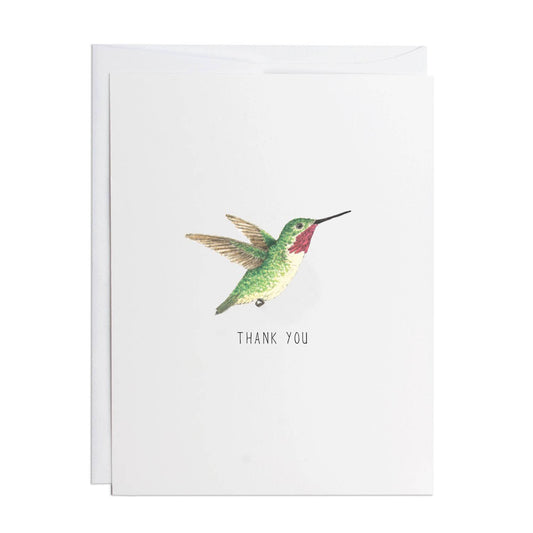 Greeting Card | Thank You Hummingbird | Bird lovers
