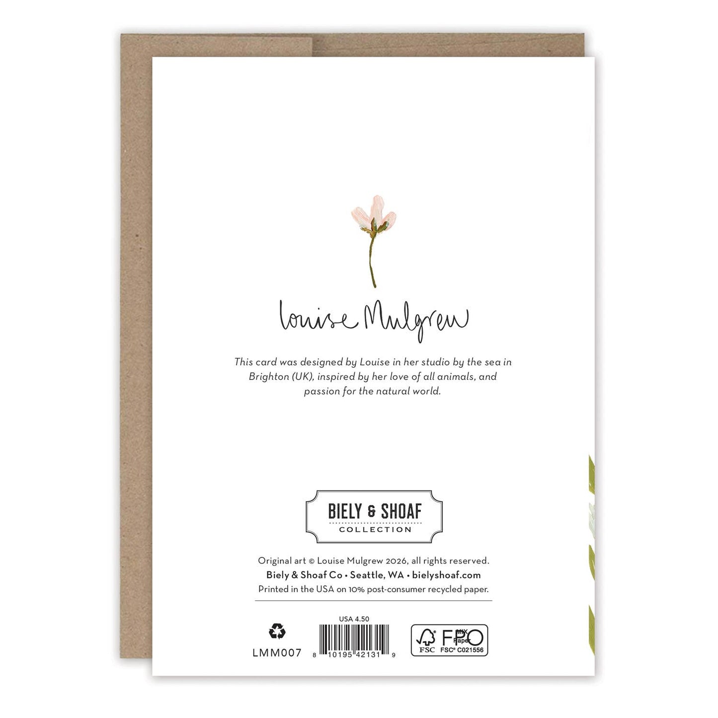 Pressed Flowers Mother's Day Card