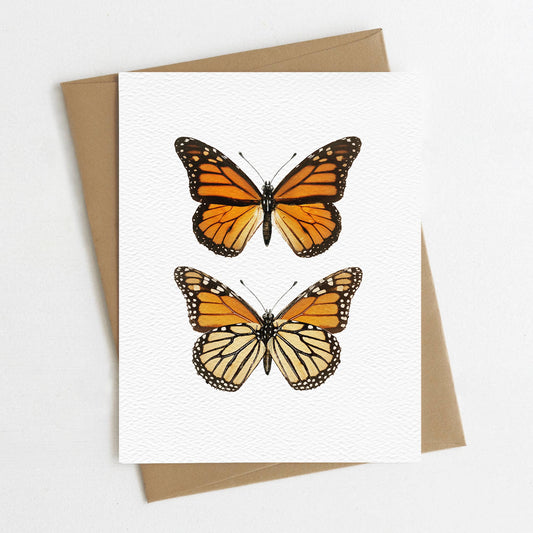 Vintage Monarch Butterfly Card