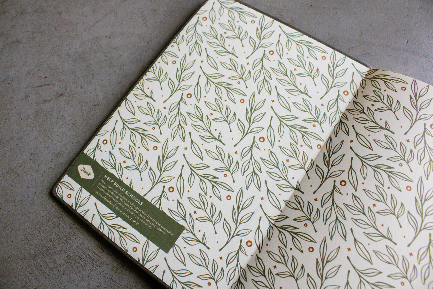 Deer Embroidered Journal