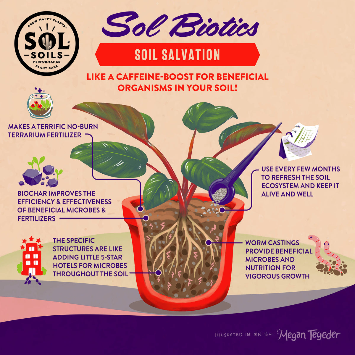 Sol Biotics - Soil Salvation - Worm Castings & Biochar