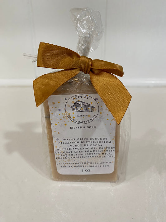 Silver and Gold Locally Made Soap