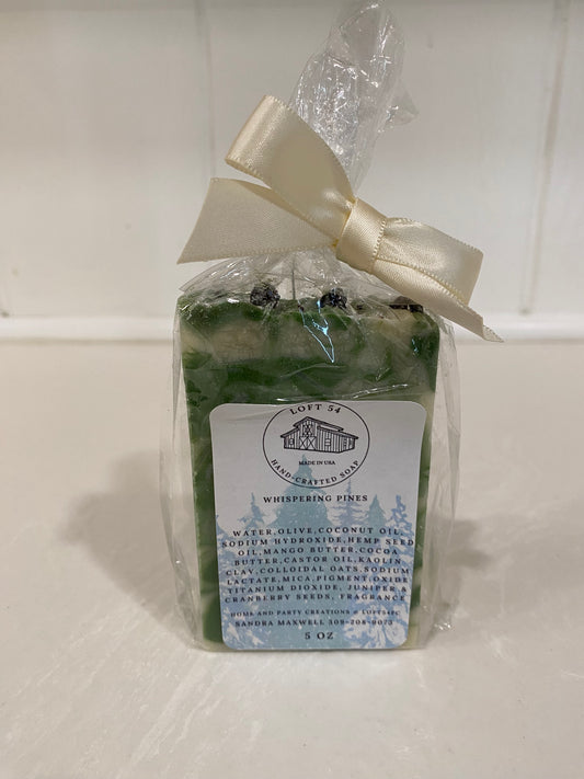 Whispering Pines Locally Made Soap