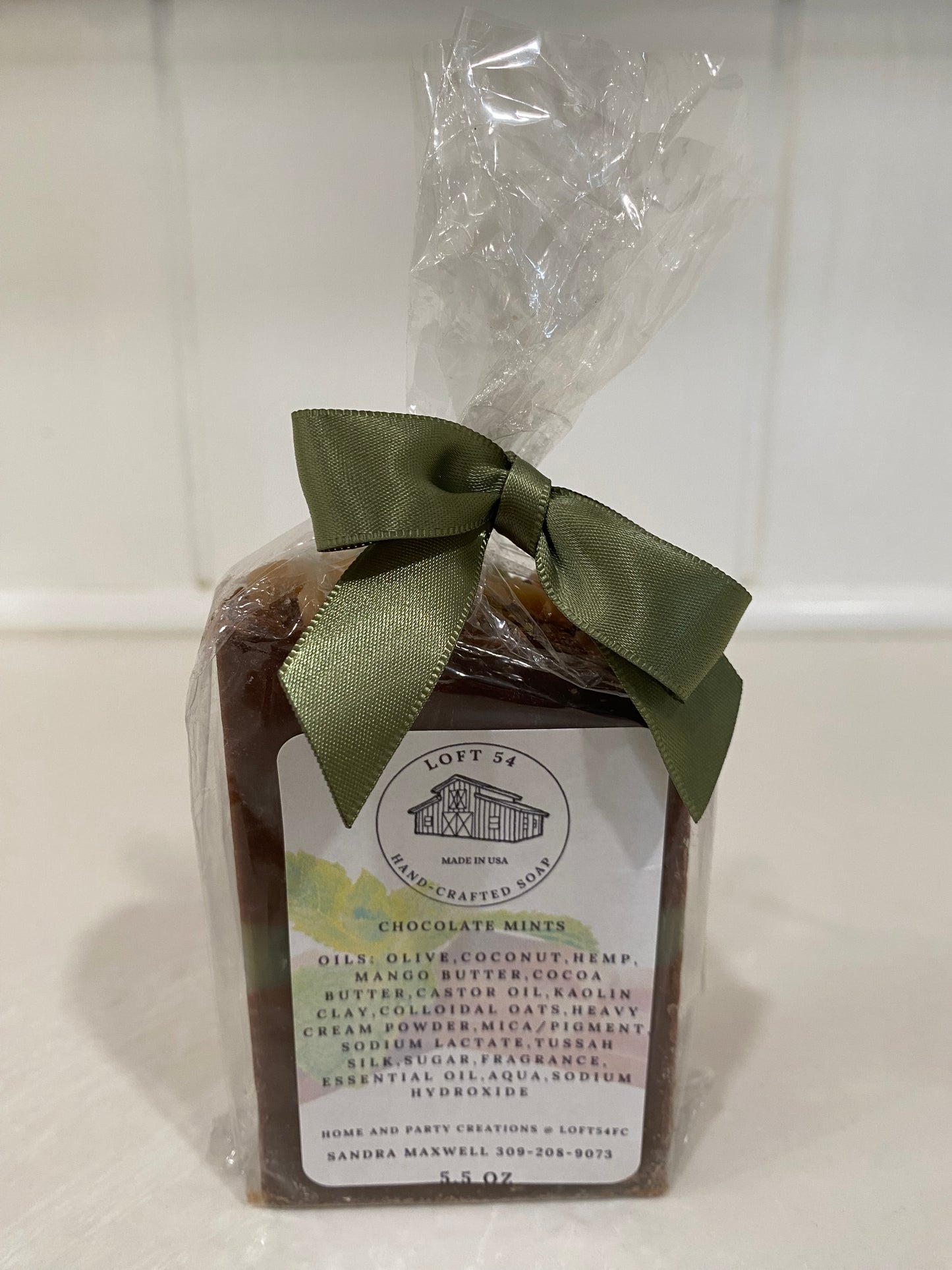 Chocolate Mints Locally Made Soap