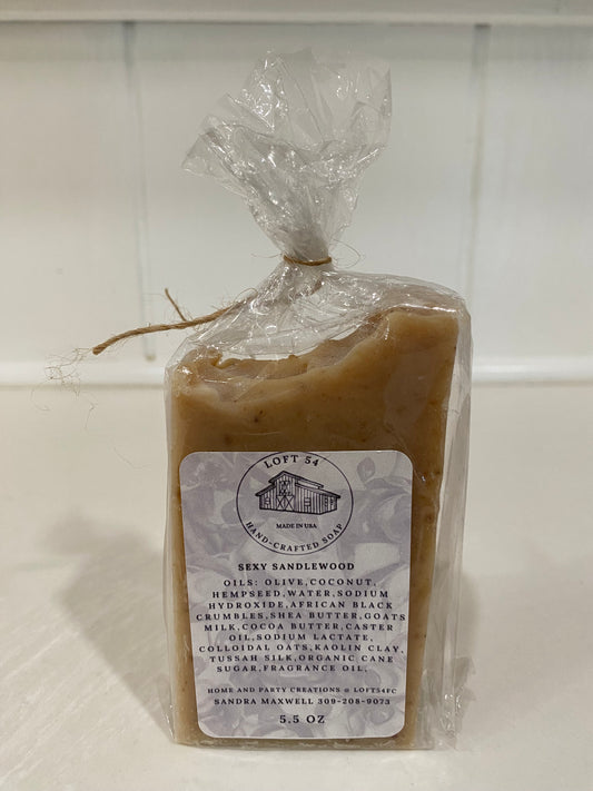 Sexy Sandalwood Locally Made Soap