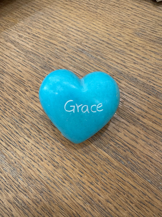 Grace Hearts in Pale Blue