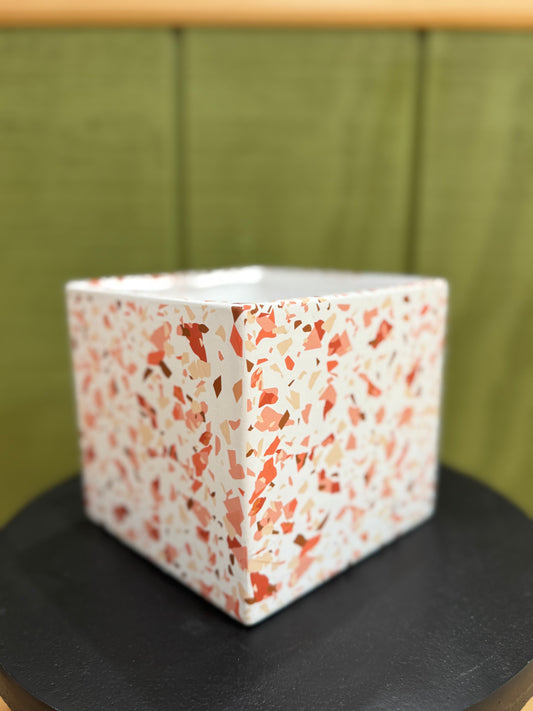 Terrazzo Planter 6"x6"