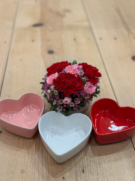 Candy Heart Arrangement