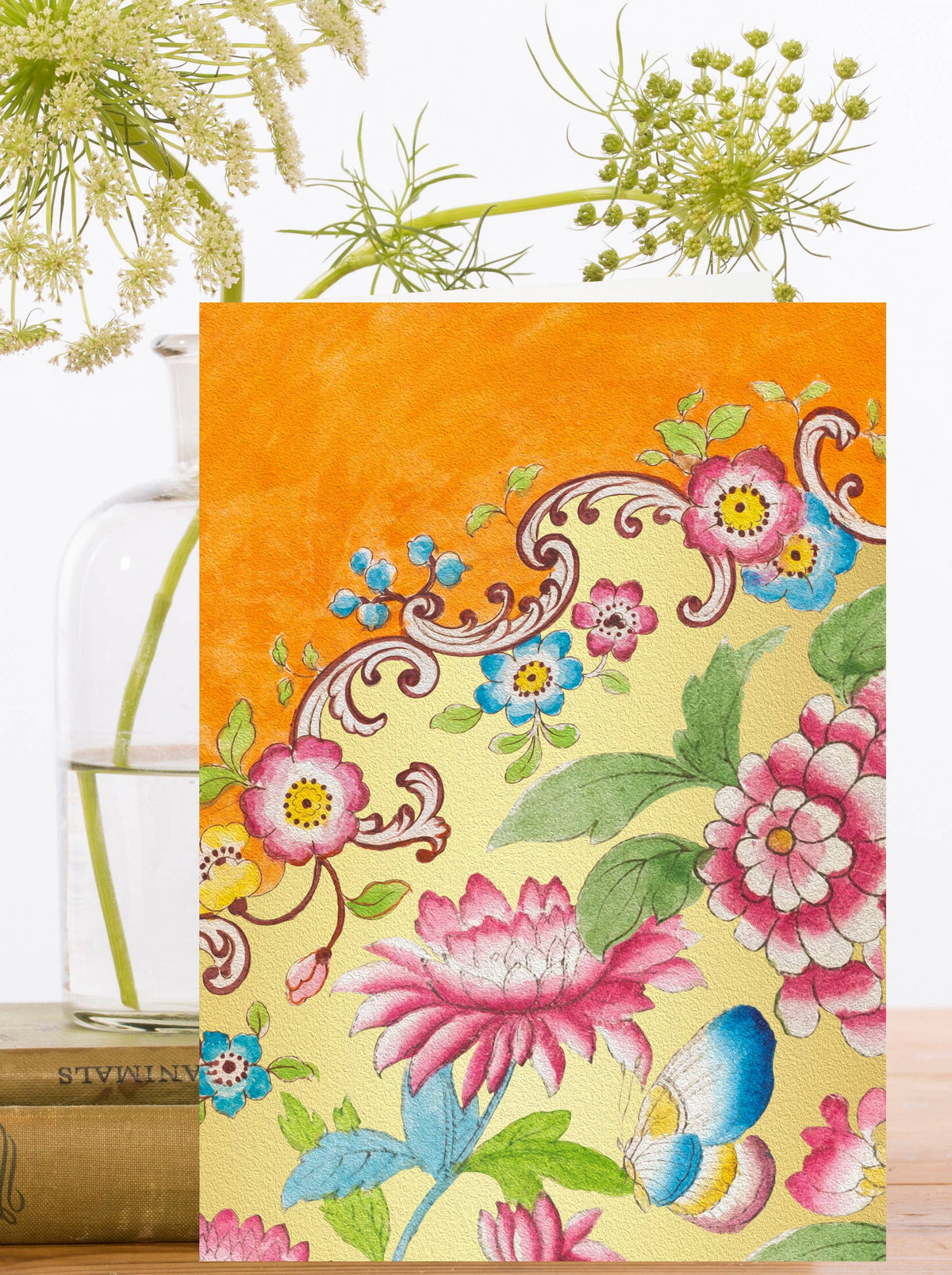 French China Collage Greeting Card