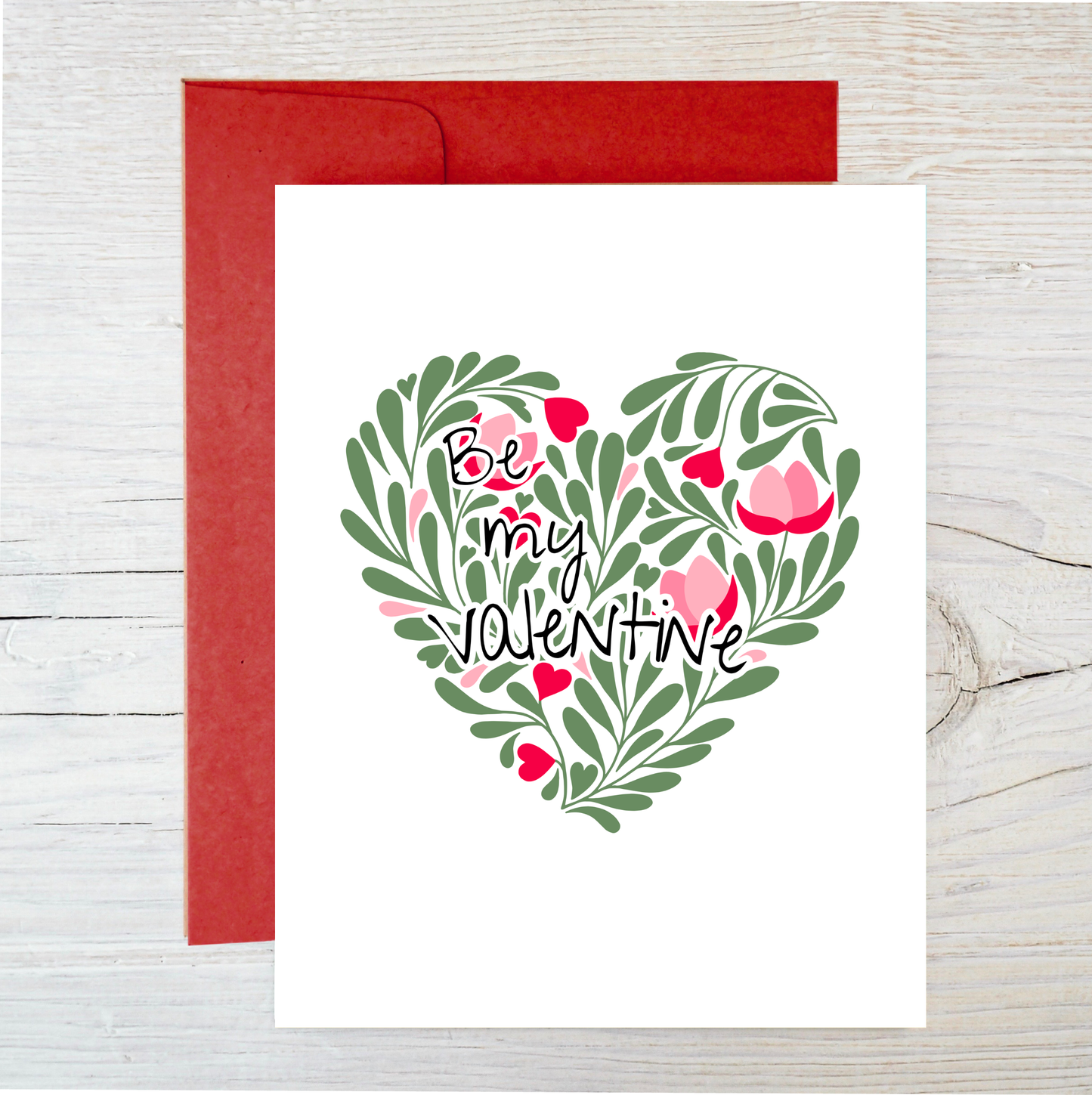 Plantable Valentine Card | Love Card | Leafy Heart