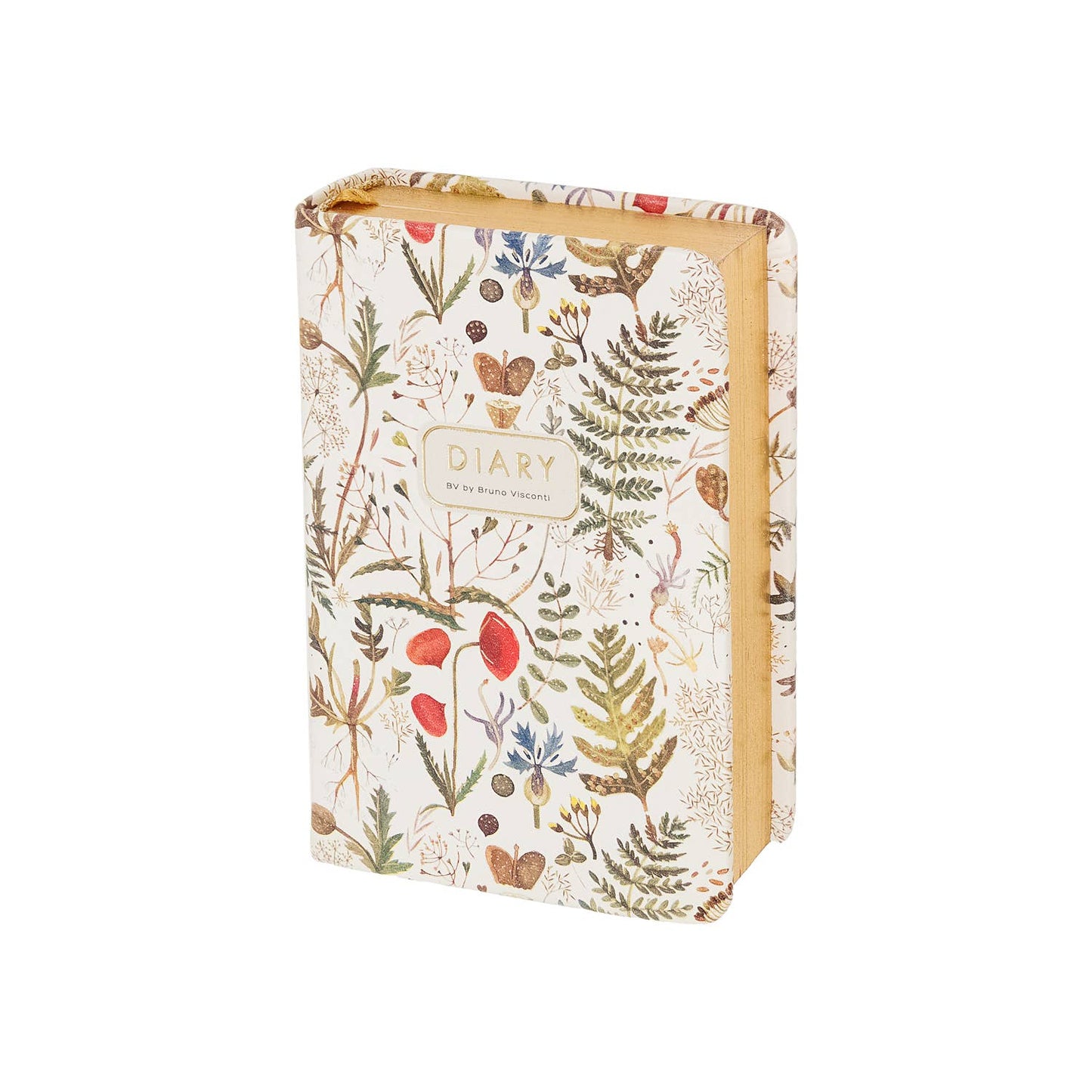 A7 Vegan Leather Pocket Planner -Greens and Flowers