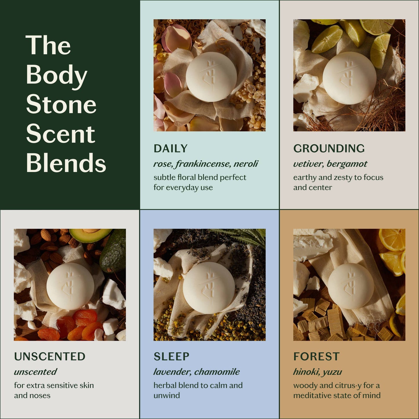 Daily Stone | Deep Moisturizing Lotion Bar: Mini (1 oz)