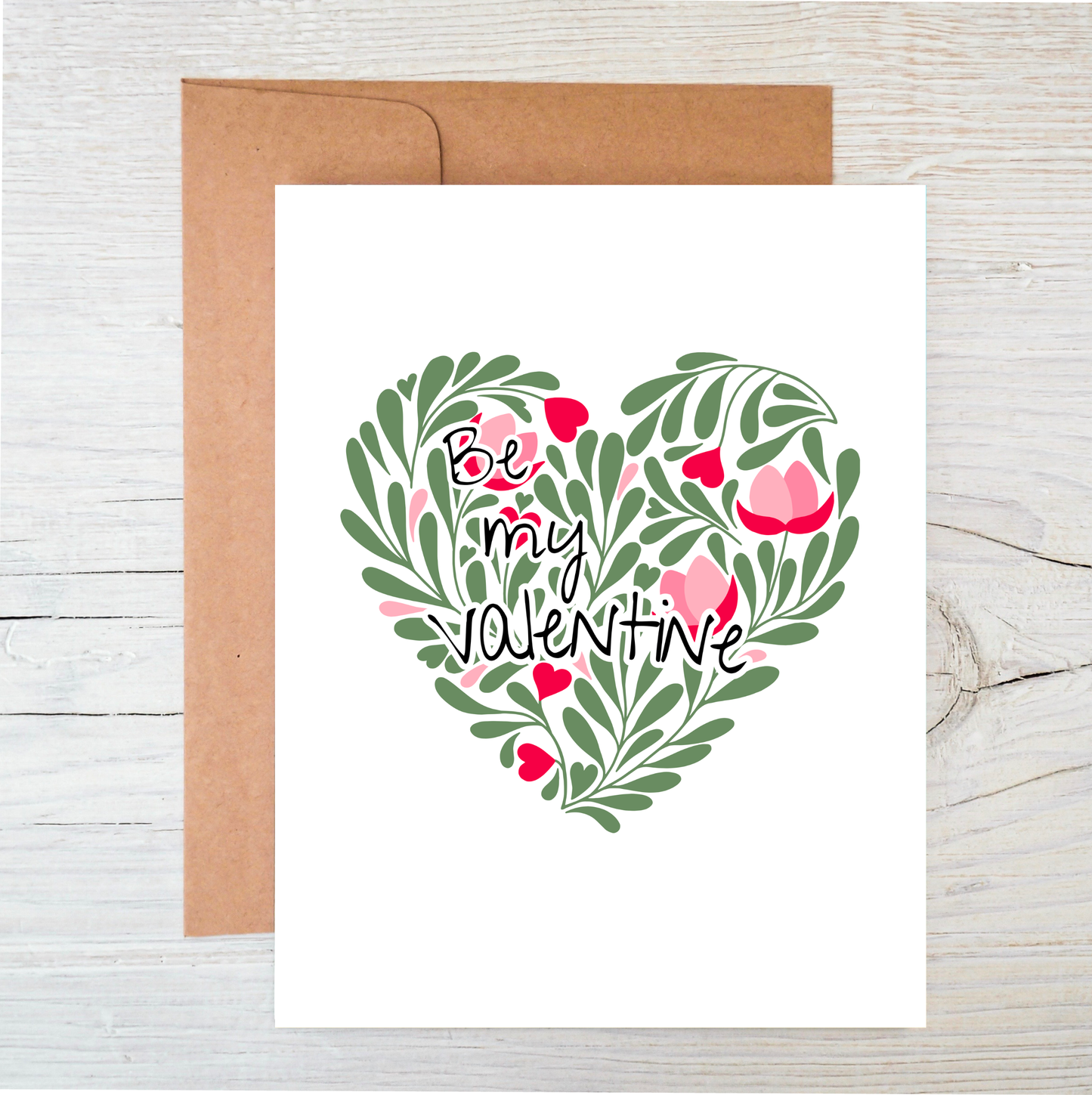 Plantable Valentine Card | Love Card | Leafy Heart