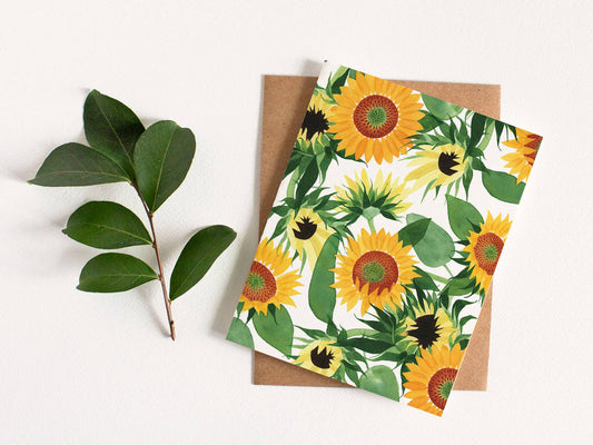 Sunflowers Greeting Card
