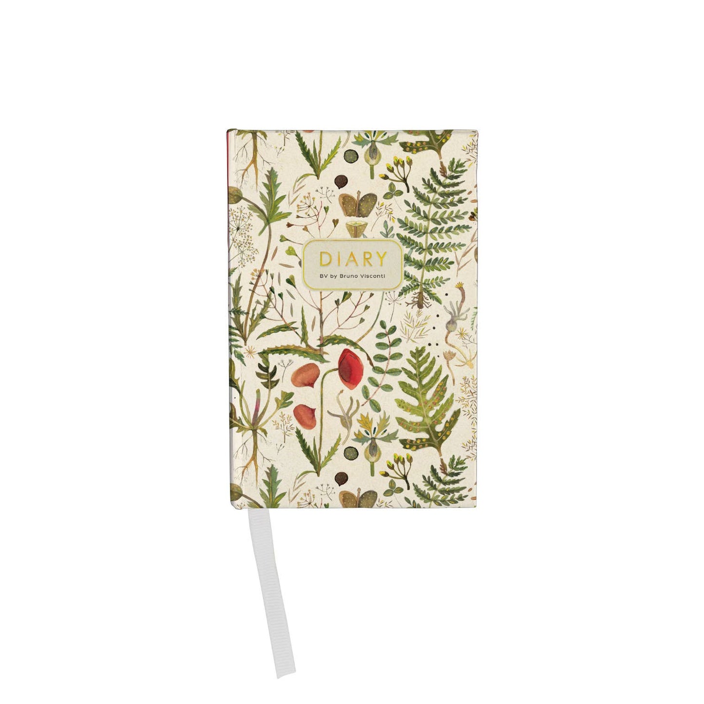 A7 Vegan Leather Pocket Planner -Greens and Flowers