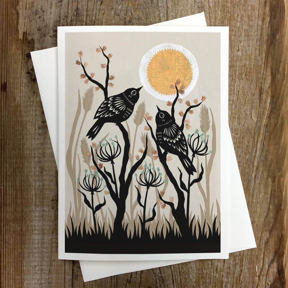 Autumn's Settling - Greeting Card