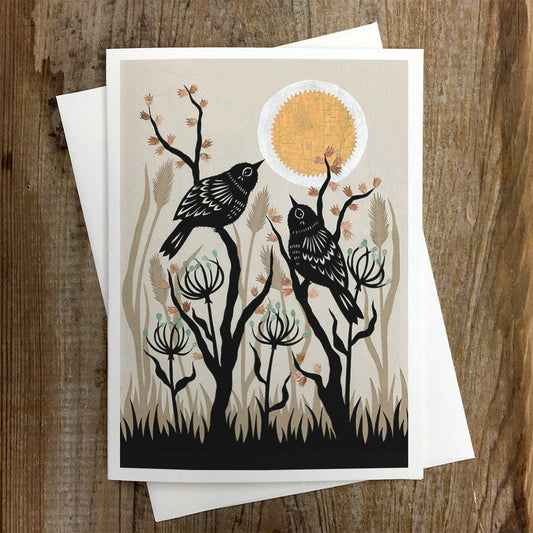 Autumn's Settling - Greeting Card