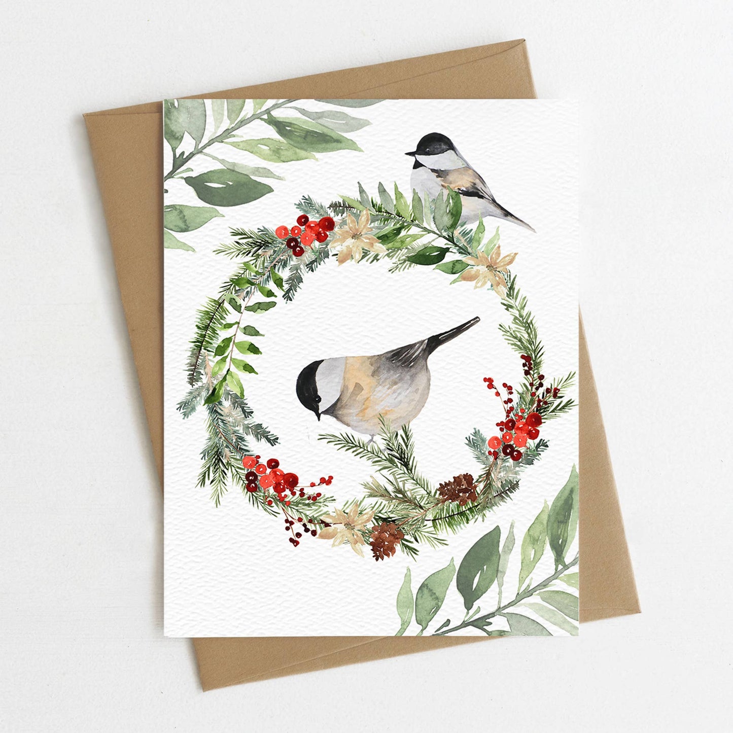 Winter Chickadee Card