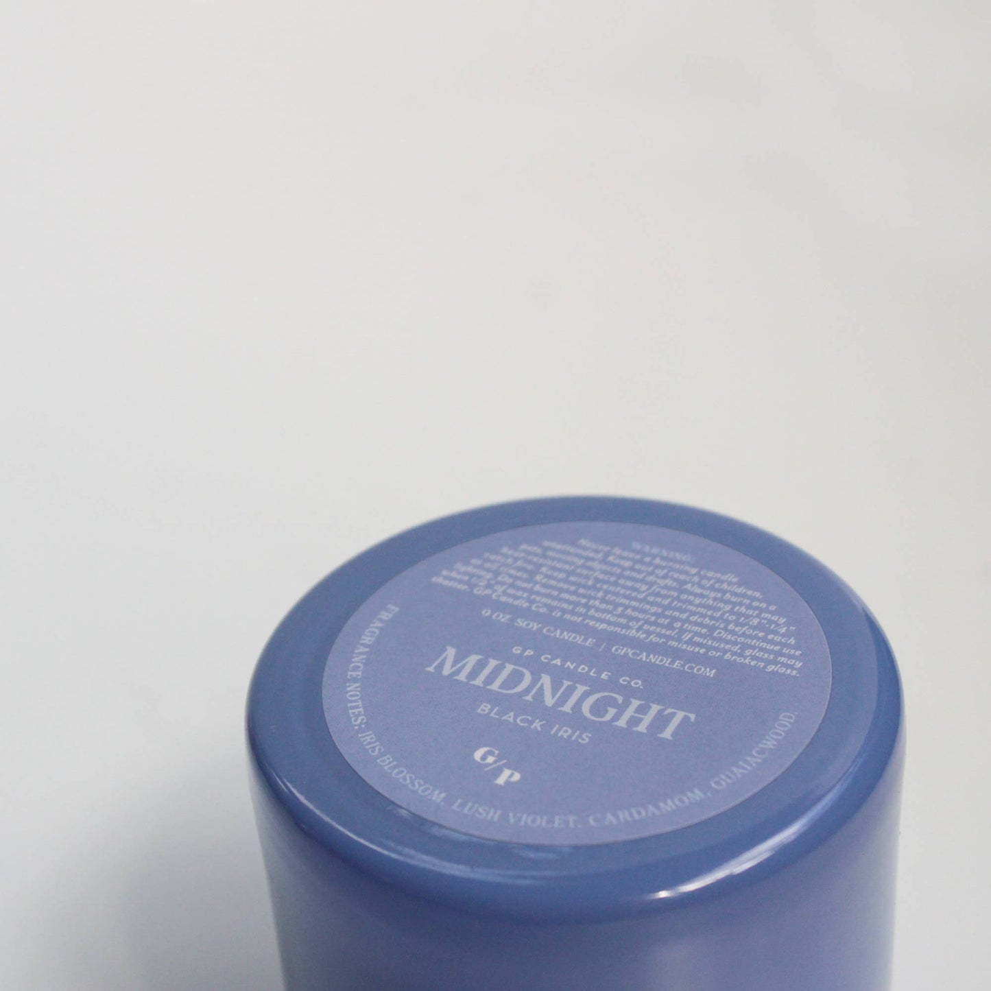 Midnight 9 oz. Hue Candle (Black Iris)