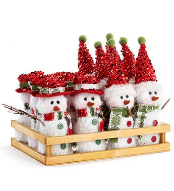 Red Hat Snowman Ornaments