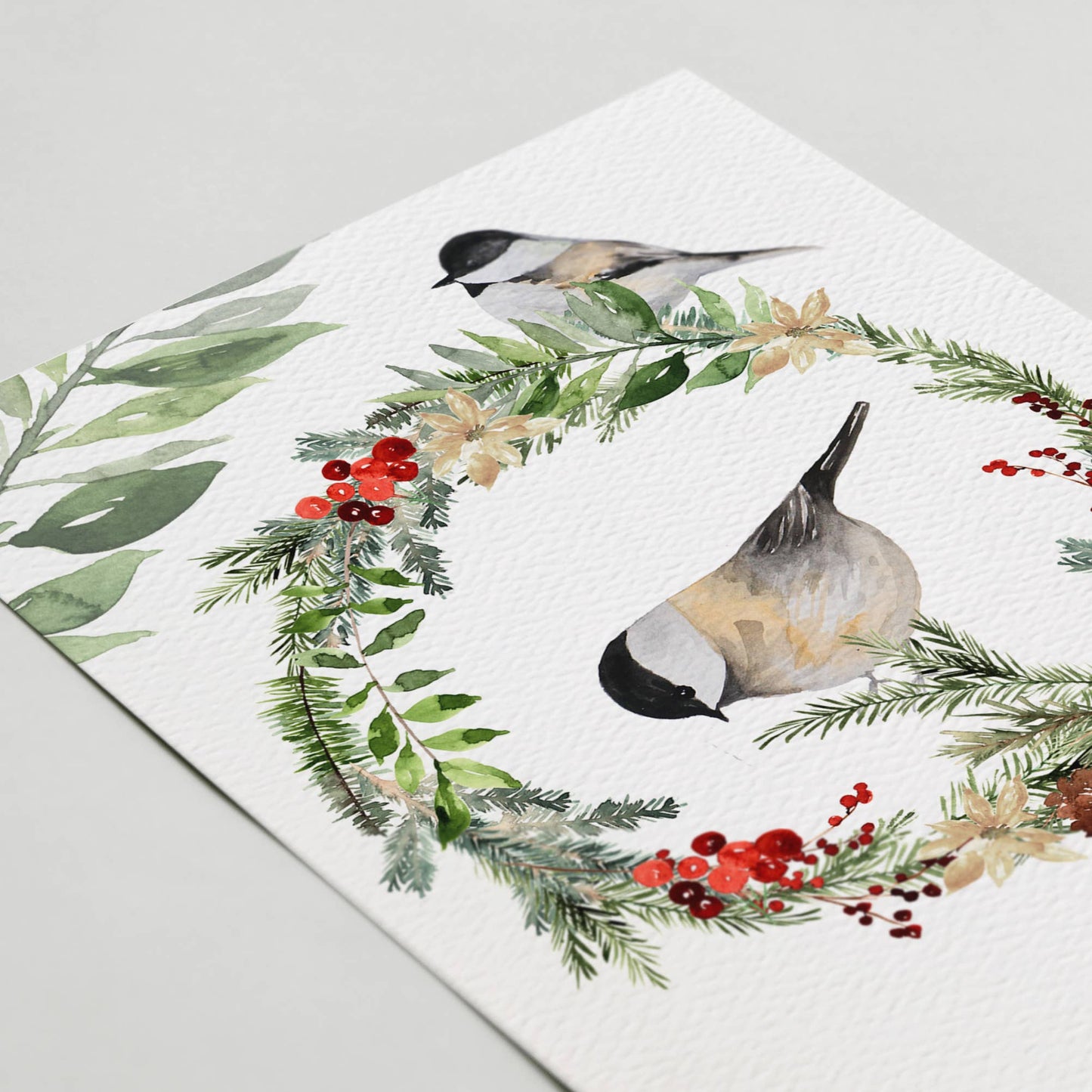 Winter Chickadee Card