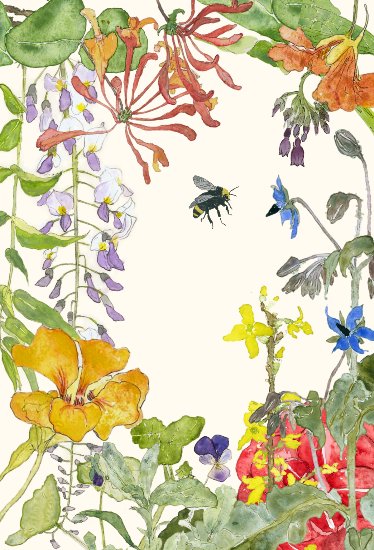 Bower of Blossoms greeting card