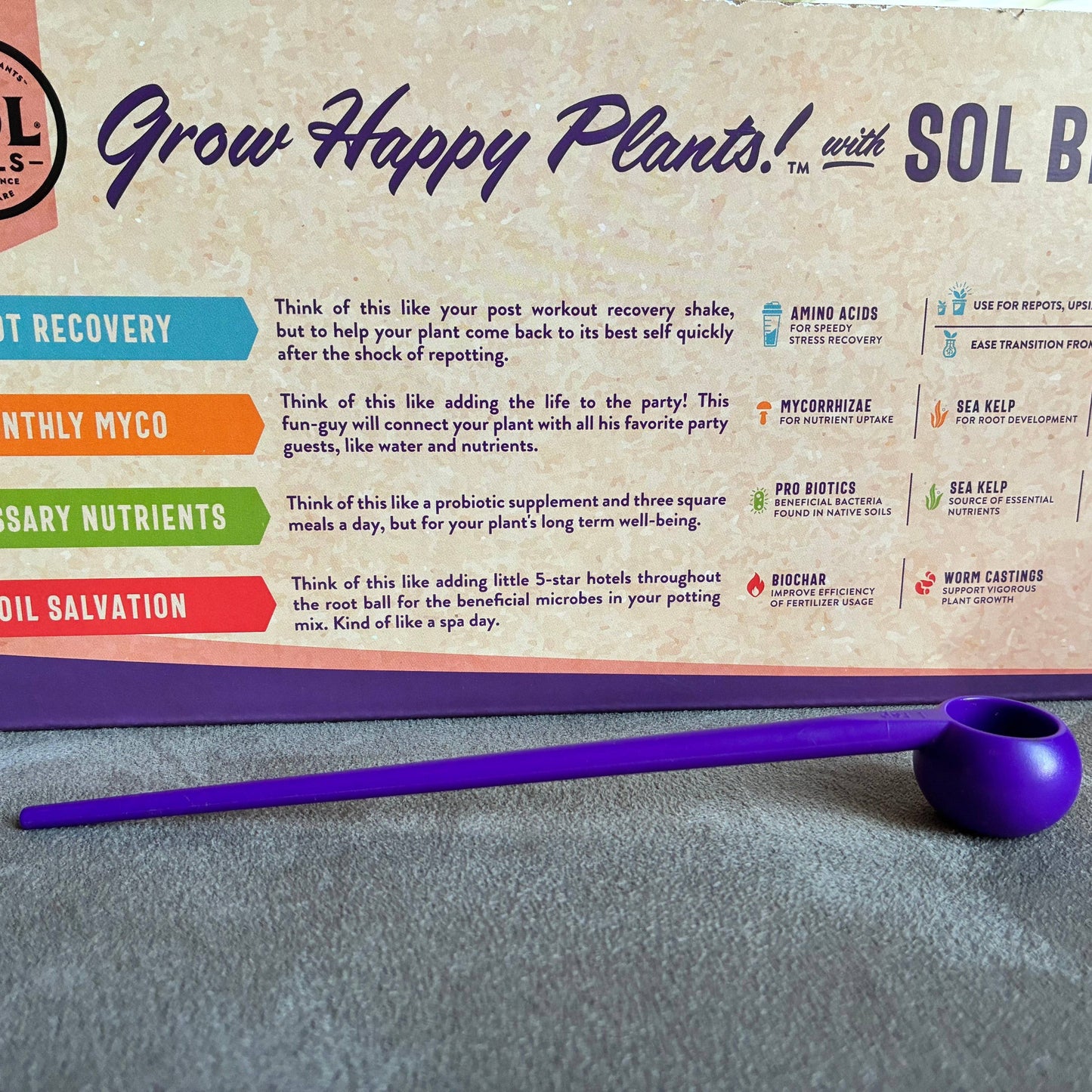 Biotics Teaspoon and Soil Pick