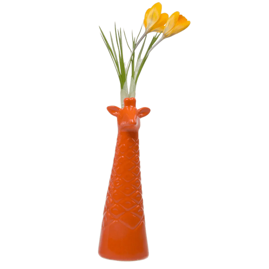 Giraffe Ceramic Flower Vase