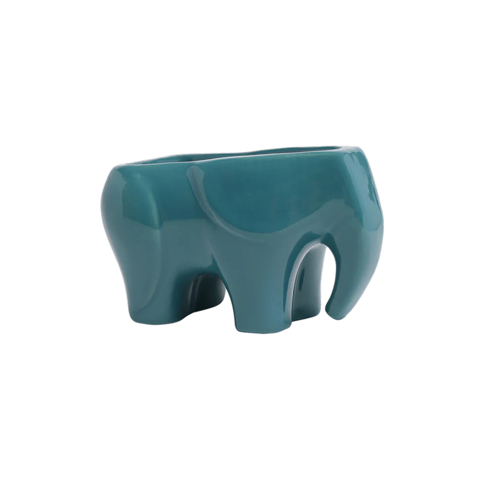 Elephant Ceramic Planter