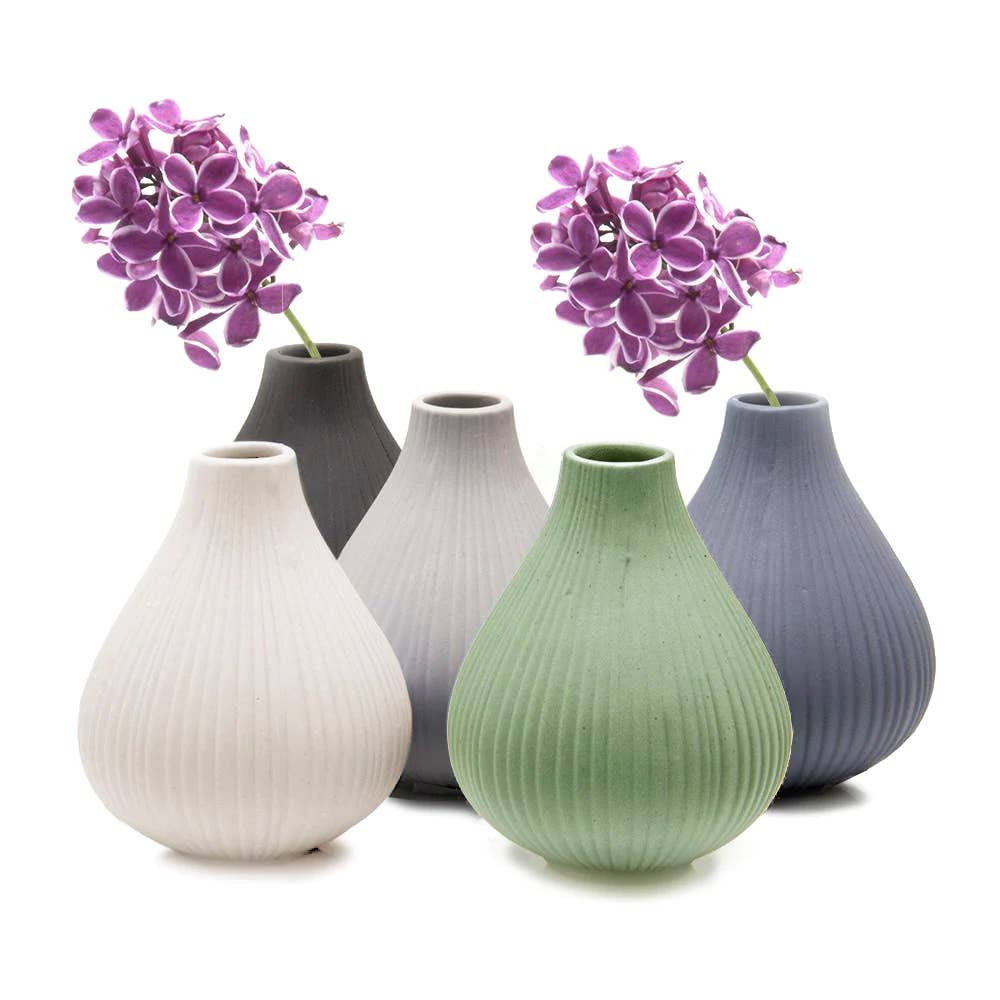 Frost Flower Bud Vase